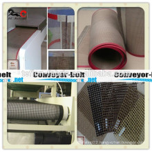 PTFE coated fibergalss mesh teflon conveyor belt